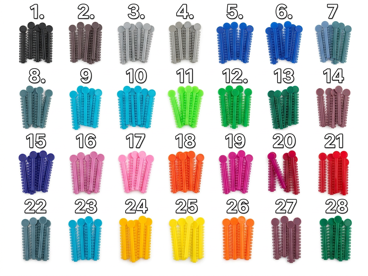 Elastómeros (ligas para brackets)