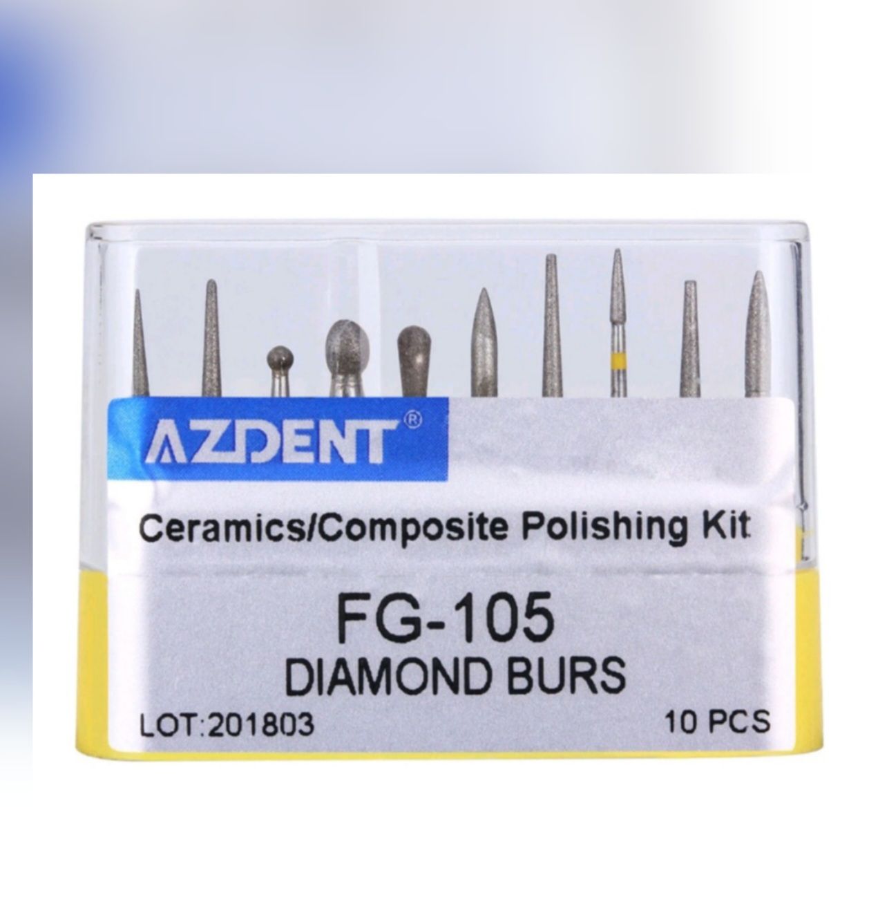 Kit de 10 fresas de pulido