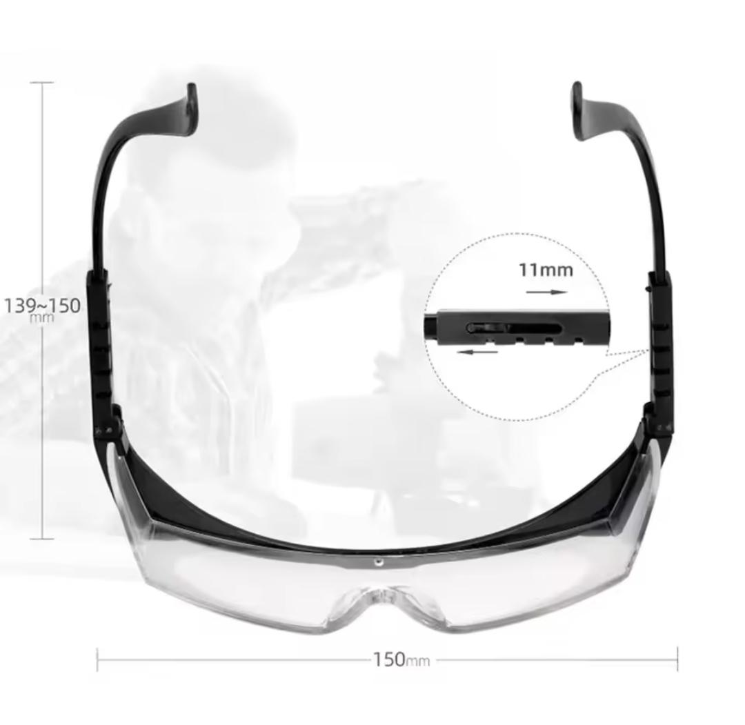Gafas de protección antifluido