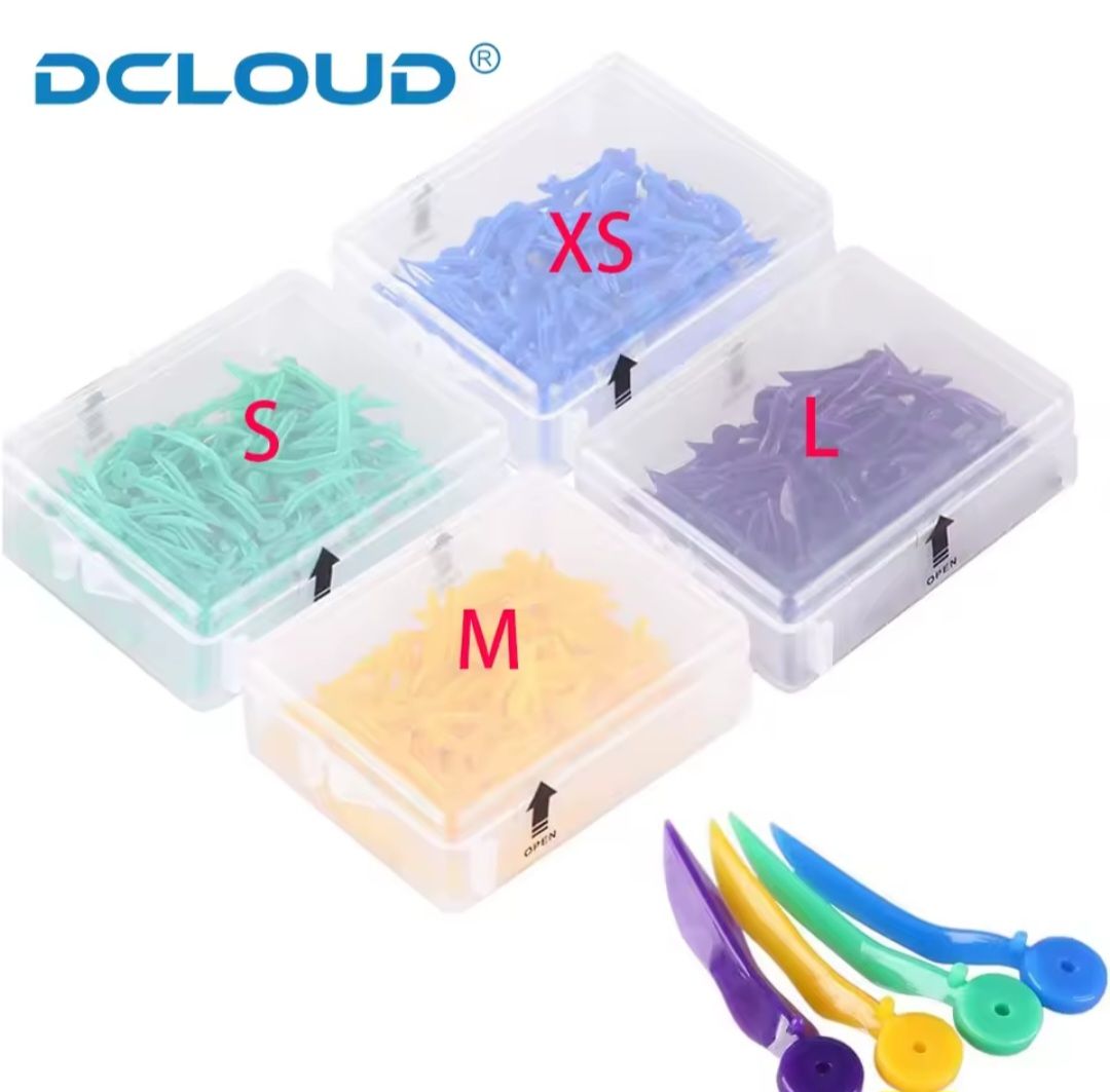 Caja de 100 cuñas plásticas 